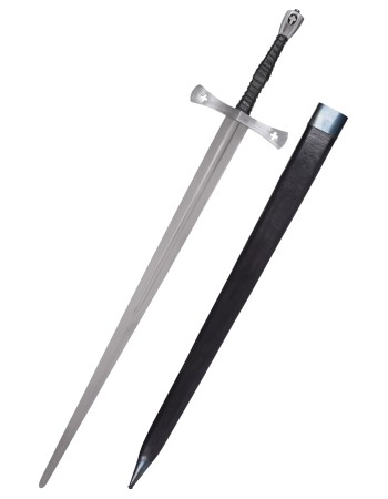 Épée médiévale de Tewkesbury avec fourreau, XVe siècle