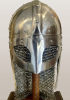 Casque viking à cotte de mailles rivetée