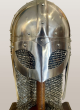 Casque viking à cotte de mailles rivetée