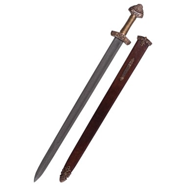 Épée viking de Dybäck avec fourreau, XIe siècle, lame Damas