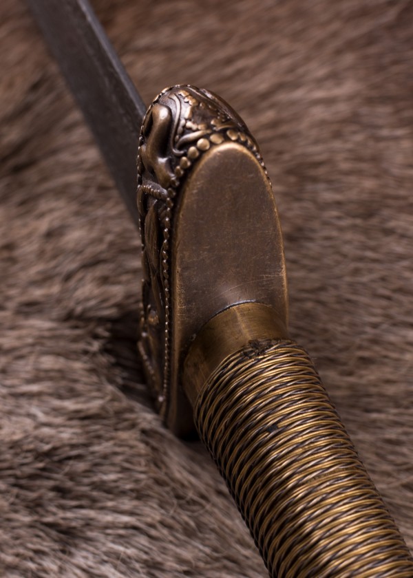 Épée viking de Dybäck avec fourreau, XIe siècle, lame Damas