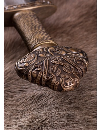 Épée viking de Dybäck avec fourreau, XIe siècle, lame Damas