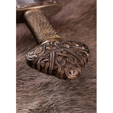 Épée viking de Dybäck avec fourreau, XIe siècle, lame Damas