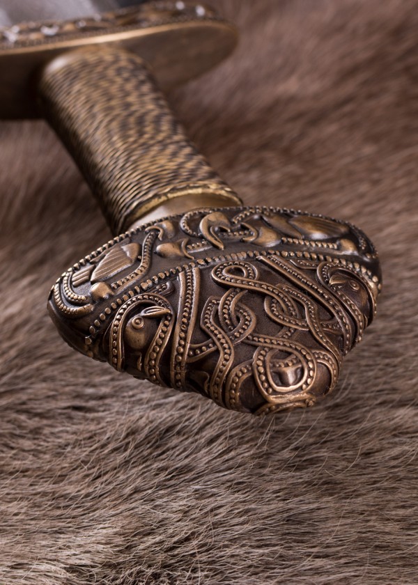 Épée viking de Dybäck avec fourreau, XIe siècle, lame Damas