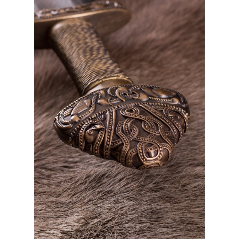 Épée viking de Dybäck avec fourreau, XIe siècle, lame Damas