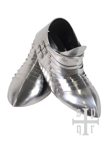 Sabatons Articulés acier 1,5 mm, paire