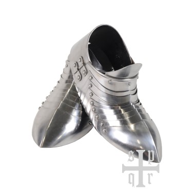 Sabatons Articulés acier 1,5 mm, paire