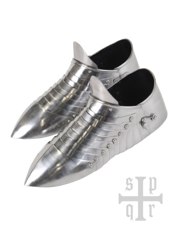 Sabatons Articulés acier 1,5 mm, paire