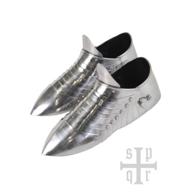 Sabatons Articulés acier 1,5 mm, paire