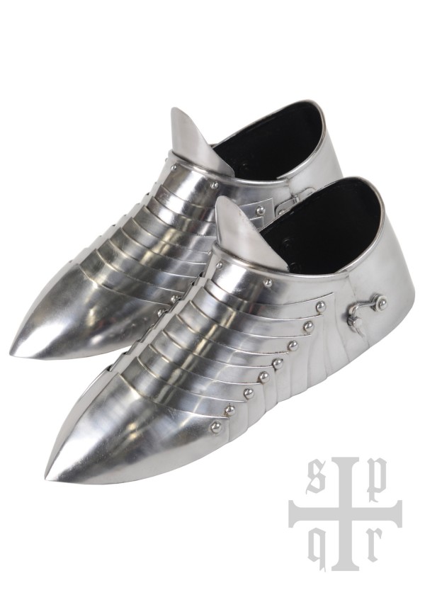 Sabatons Articulés acier 1,5 mm, paire