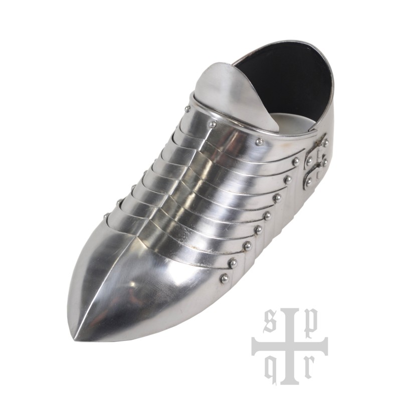 Sabatons Articulés acier 1,5 mm, paire