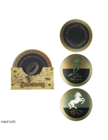 Lot de 4 sous-verre - Le Seigneur des Anneaux