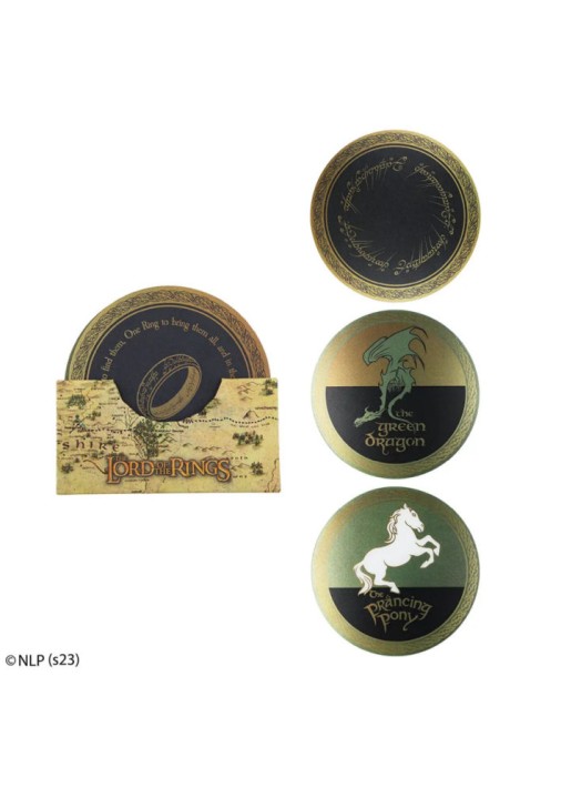 Lot de 4 sous-verre - Le Seigneur des Anneaux