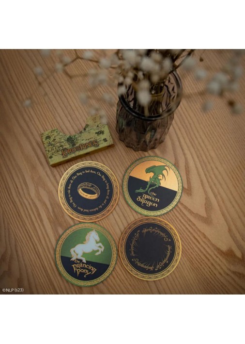Lot de 4 sous-verre - Le Seigneur des Anneaux
