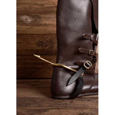 Éperons équestres normands en laiton