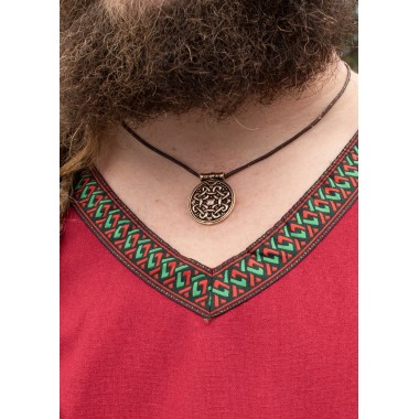 Tunique Viking - Tunique en coton, rouge foncé