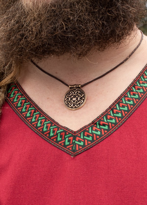 Tunique Viking - Tunique en coton, rouge foncé