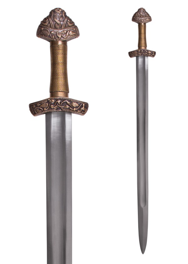 Épée viking de Dybäck avec fourreau - lame trempée