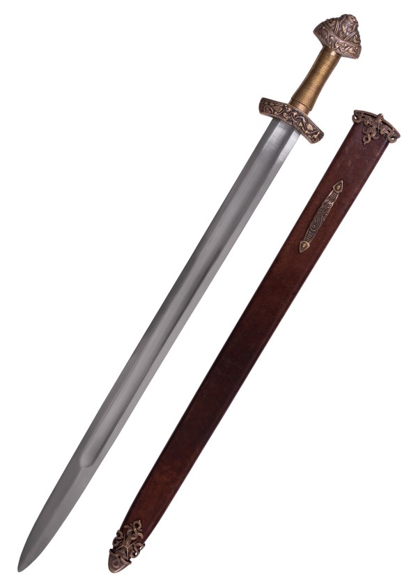 Épée viking de Dybäck avec fourreau - lame trempée
