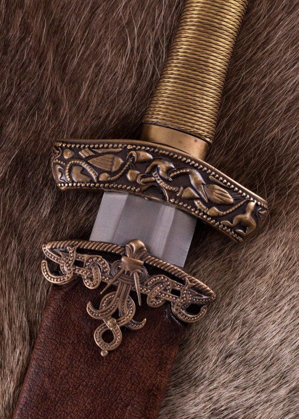 Épée viking de Dybäck avec fourreau - lame trempée