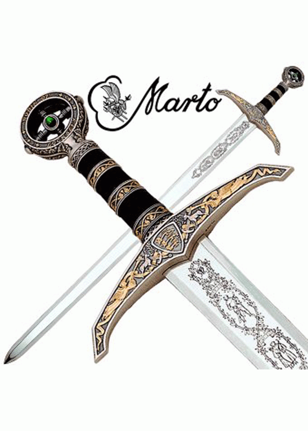 Épée Robin des Bois, argentée, Marto